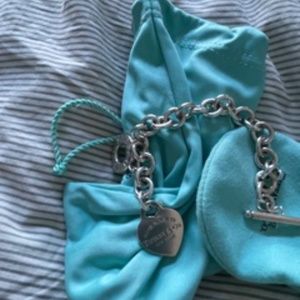 Tiffany and co silver toggle bracelet